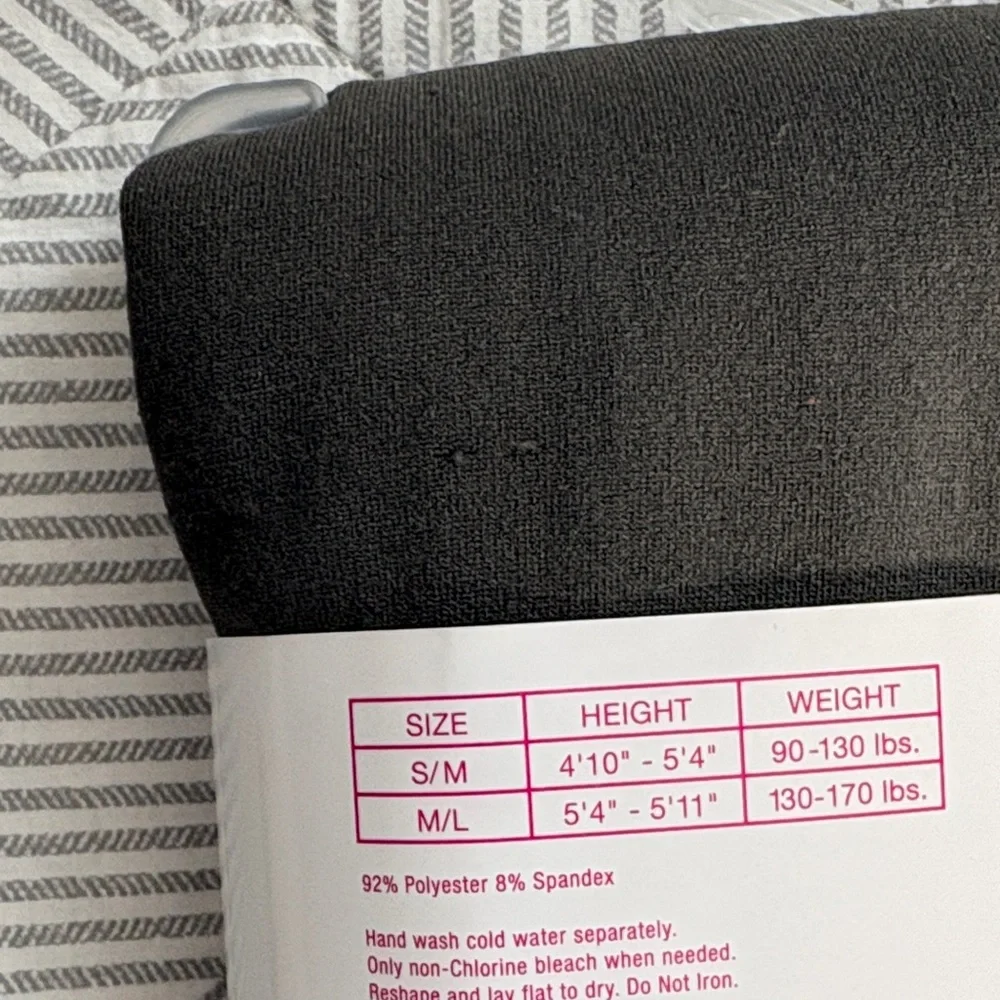Fleece Lined Women's Tights Charcoal Size Small Medium